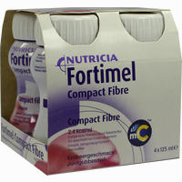 Fortimel Compact Fibre Erdbeere Fluid 4 x 125 g - ab 13,95 €