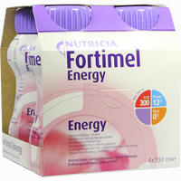 Fortimel Energy Erdbeergeschmack Fluid 8 x 4 x 200 ml - ab 12,49 €