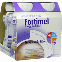 Fortimel Energy Multi Fibre Schokoladengeschmack Fluid Danone Deutschland GmbH 4 x 200 ml