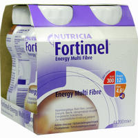 Fortimel Energy Multi Fibre Schokoladengeschmack Fluid 8 x 4 x 200 ml - ab 12,49 €