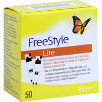 Freestyle Lite Teststreifen Ohne Codieren  Abbott diabetes care 50 Stück - ab 21,19 €