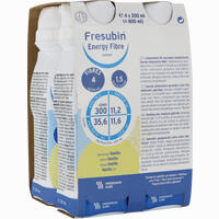 Fresubin Energy Fibre Drink Vanille Trinkflasche Lösung 4 x 200 ml - ab 8,10 €