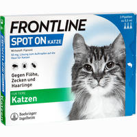 Frontline Spot On Katze Vet. Lösung  3 Stück - ab 15,39 €