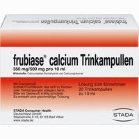 Frubiase Calcium Trinkampullen  20 Stück - ab 8,26 €