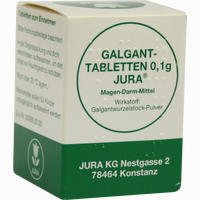 Galgant- Tabletten 0,1 Jura  100 Stück - ab 4,02 €