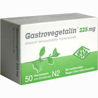 Gastrovegetalin 225mg Weichkapseln  50 Stück 