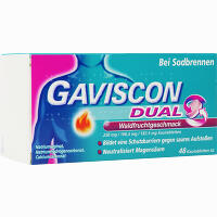 Gaviscon Dual Waldfrucht 250 Mg 106. 5 Mg 187. 5 Mg 48 Stück