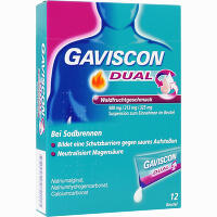 Gaviscon Dual Waldfrucht 500 Mg 213 Mg 325 Mg 12 x 10 ml