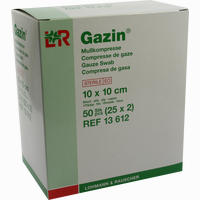 Gazin Steril 10x10cm 8f 5 Stück - ab 1,90 €
