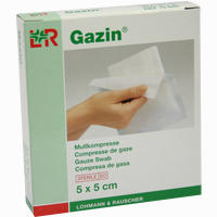 Gazin Steril 5x5cm 8f 5 Stück - ab 1,16 €