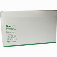 Gazin Steril 7. 5x7. 5cm 12f 20 Stück