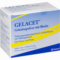 Gelacet Gelatinepulver mit Biotin Beutel 21 Stück