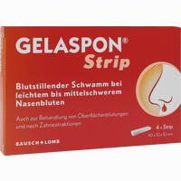 Gelaspon Strip 40x10x10 Mm Gelatineschwamm 4 Stück