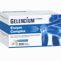 Gelencium Enzym Complex Hochdosiert mit Bromelain 200 Stück