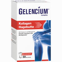 Gelencium Kollagen Hagebutte Direkt- Sticks + Vit C 30 Stück