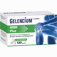 Gelencium Msm Plus Kapseln + Vitamin C Hochdosiert 120 Stück