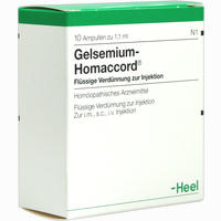 Gelsemium Homaccord Ampullen 10 Stück - ab 14,98 €