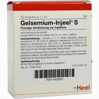 Gelsemium- Injeel S Ampullen 10 Stück
