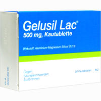 Gelusil Lac 500mg Kautabletten  50 Stück - ab 10,34 €