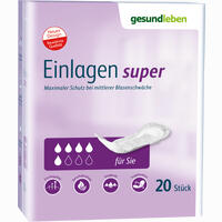 Gesund Leben Einlagen Super 20 Stück - ab 4,54 €