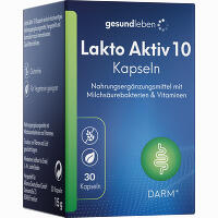 Gesundleben Lakto Aktiv 10 Kapseln 30 Stück