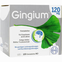 Gingium 120 Mg Filmtabletten  30 Stück - ab 11,79 €