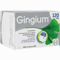 Gingium 120 Mg Filmtabletten 120 Stück