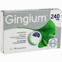 Gingium 240 Mg Filmtabletten  80 Stück - ab 14,93 €