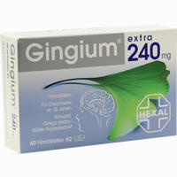 Gingium Extra 240mg Filmtabletten  60 Stück 