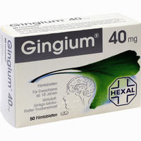 Gingium Filmtabletten  50 Stück - ab 4,01 €