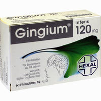 Gingium Intens 120mg Filmtabletten  120 Stück - ab 12,98 €