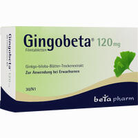 Gingobeta 120 Mg Filmtabletten  30 Stück - ab 6,45 €