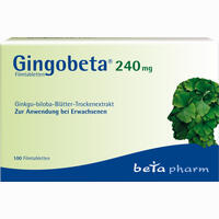 Gingobeta 240 Mg Filmtabletten 100 Stück