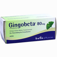 Gingobeta 80 Mg Filmtabletten  30 Stück - ab 6,73 €