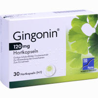 Gingonin 120mg Hartkapseln  30 Stück - ab 0,00 €