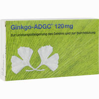 Ginkgo- Adgc 120 Mg Filmtabletten 120 Stück - ab 5,84 €