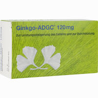 Ginkgo- Adgc 120 Mg Filmtabletten 120 Stück - ab 5,84 €