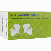 Ginkgo- Adgc 120 Mg Filmtabletten 120 Stück - ab 5,84 €