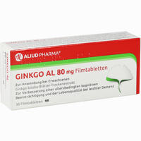 Ginkgo Al 80 Mg Filmtabletten  30 Stück - ab 7,48 €