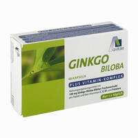 Ginkgo Biloba 100mg Kapseln + Vitamin- Komplex  48 Stück - ab 10,47 €
