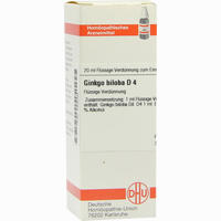 Ginkgo Biloba D4 Dilution DHU-Arzneimittel GmbH & Co. KG 20 ml