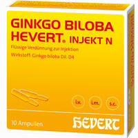 Ginkgo Biloba Hevert Injekt N 10 Stück - ab 15,55 €