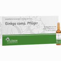 Ginkgo Comp. Pflüger Ampullen 10 Stück - ab 12,44 €