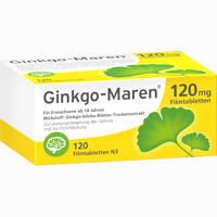 Ginkgo- Maren 120 Mg Filmtabletten  60 Stück - ab 9,04 €
