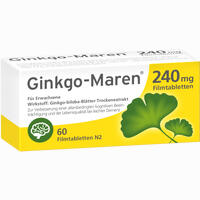 Ginkgo- Maren 240mg Filmtabletten  30 Stück - ab 18,25 €