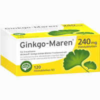 Ginkgo- Maren 240mg Filmtabletten  30 Stück - ab 18,25 €