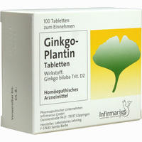 Ginkgo- Plantin Tabletten 100 Stück 