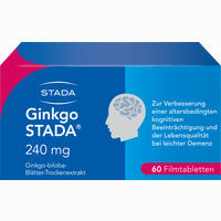 Ginkgo Stada 240mg Filmtabletten  30 Stück - ab 15,03 €