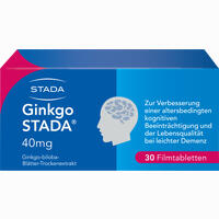 Ginkgo Stada 40mg Filmtabletten 120 Stück - ab 3,68 €