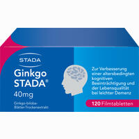 Ginkgo Stada 40mg Filmtabletten 120 Stück - ab 3,68 €